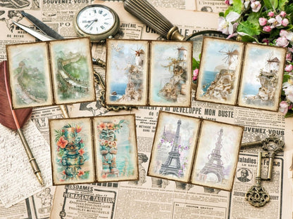 Travel Journal Pages Adventure Pages - Wonders Artist