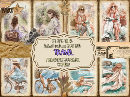 Travel Journal Pages (P3) Adventure Pages - Wonders Artist