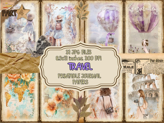 Travel Journal Pages (P4) Adventure Pages - Wonders Artist