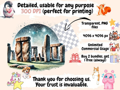 Treasures of Time Clipart classic digital art - Wonders Artist