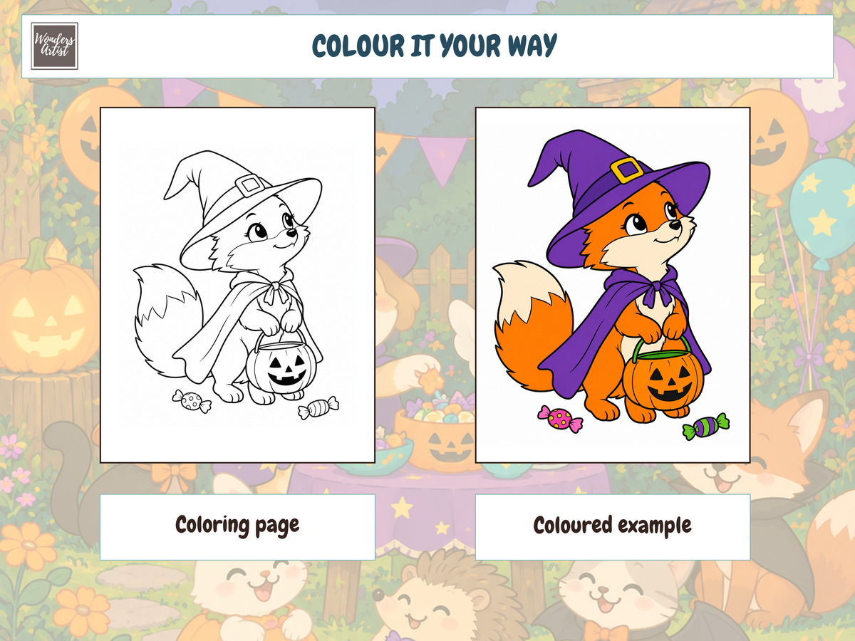 Trick-or-Treat Friends Coloring Book — preview 3