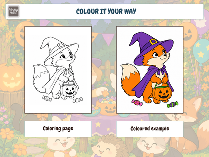 Trick-or-Treat Friends Coloring Book — preview 3