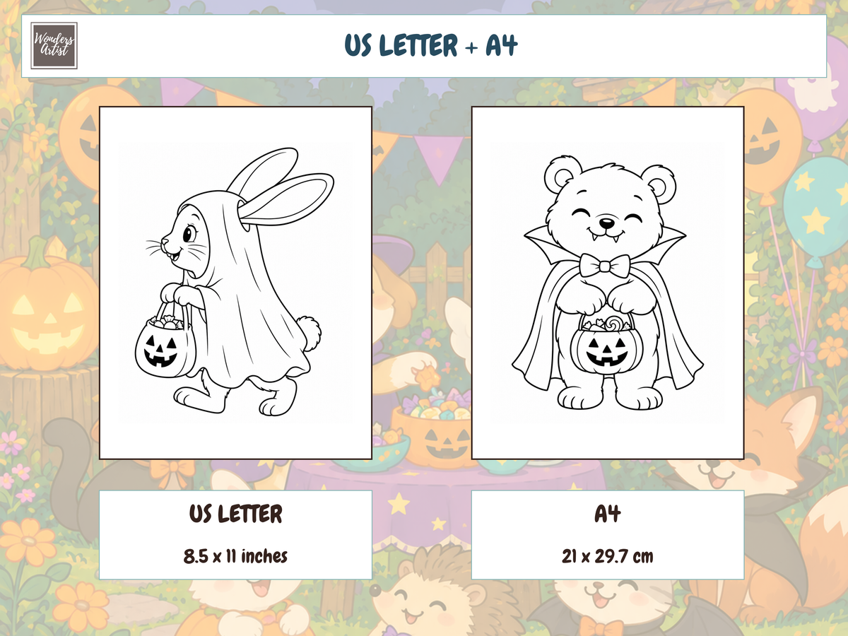 Trick-or-Treat Friends Coloring Book — preview 4