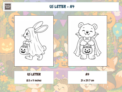 Trick-or-Treat Friends Coloring Book — preview 4