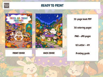 Trick-or-Treat Friends Coloring Book — preview 5