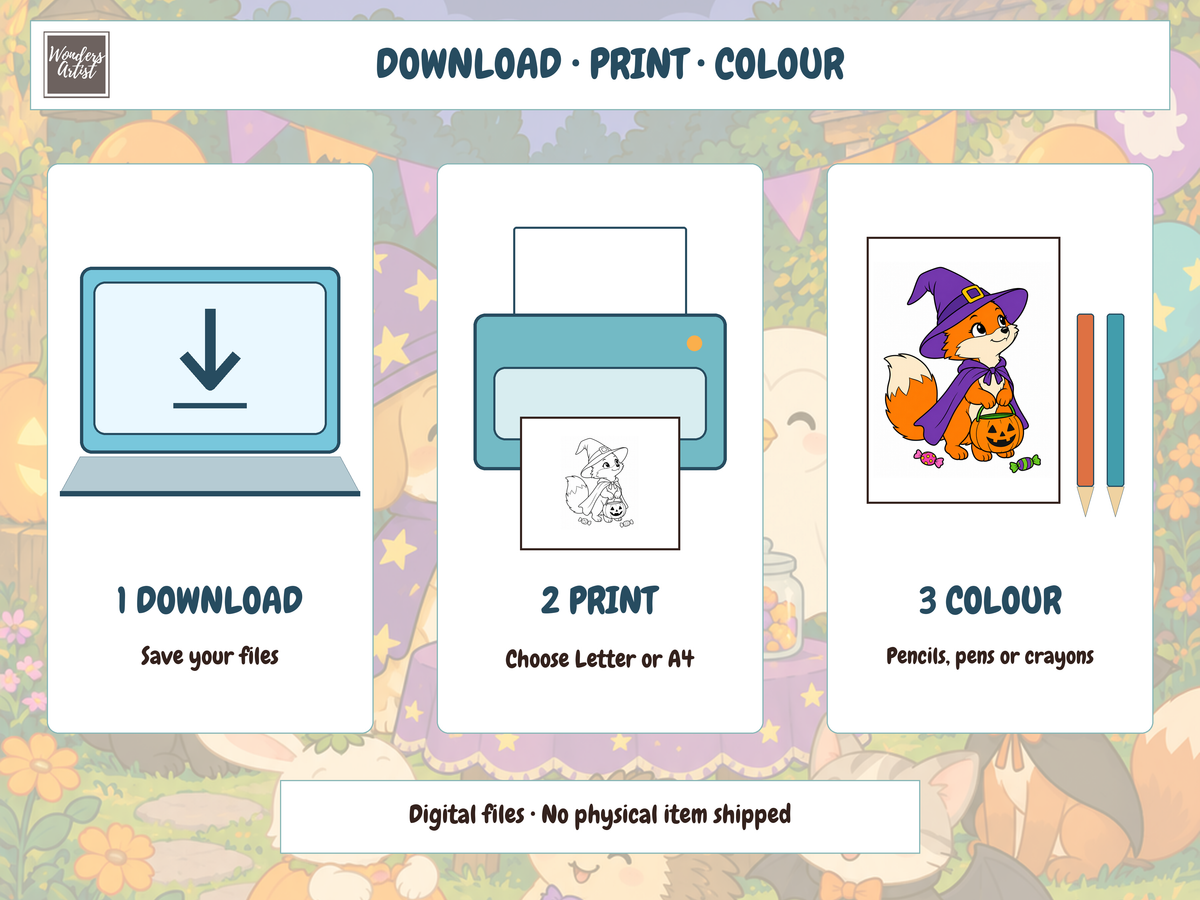 Trick-or-Treat Friends Coloring Book — preview 6