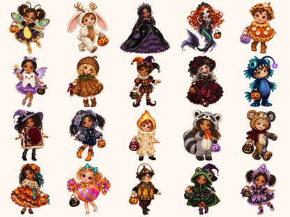 Trick or Treat Kids Clipart — preview 5