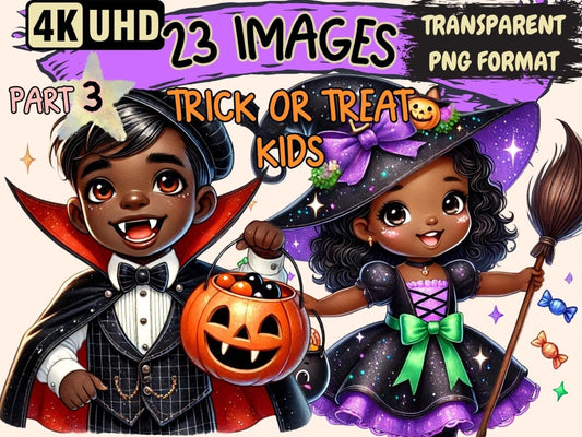 Trick or Treat Kids (P3) Clipart Costume Kids Art - Wonders Artist