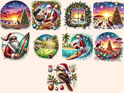 Tropical Christmas (P2) Clipart Beach Christmas - Wonders Artist