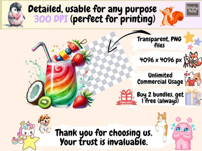 Tropical Cocktails (P3) Clipart beach drink clipart - Wonders Artist