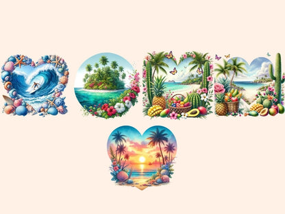 Tropical Landscapes Clipart beach clipart - Wonders Artist