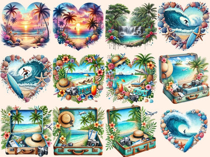 Tropical Landscapes Clipart beach clipart - Wonders Artist