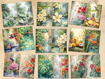 Tropical Plants (P1) exotic ephemera - Wonders Artist