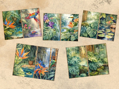 Tropical Plants (P1) exotic ephemera - Wonders Artist
