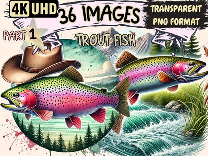 Trout Fish Clipart Cute trout art - Wonders Artist