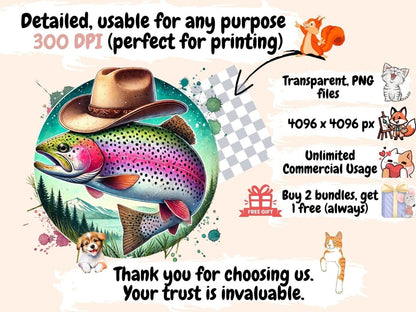 Trout Fish Clipart Cute trout art - Wonders Artist