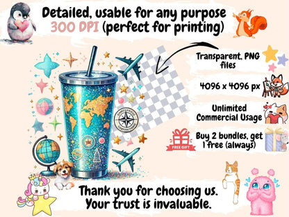 Tumbler Artists Clipart art decor - Wonders Artist