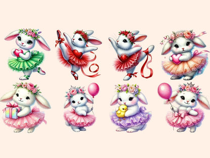 Tutu Bunnies Clipart ballerina bunny - Wonders Artist