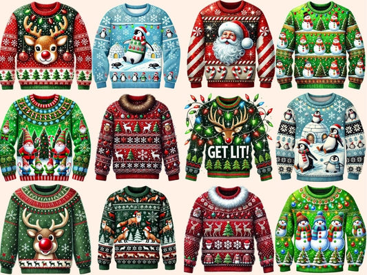 Clipart ošklivých svetrů