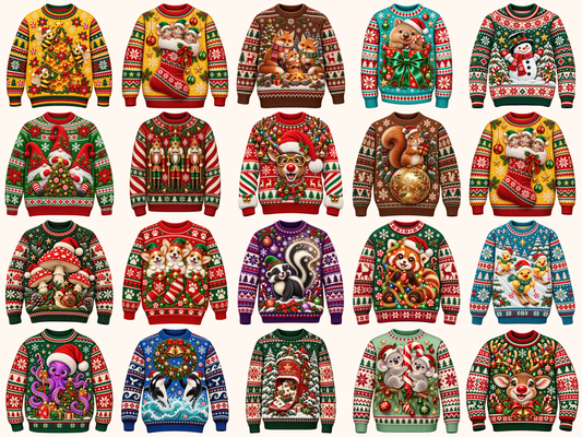 Ugly Sweaters Clipart