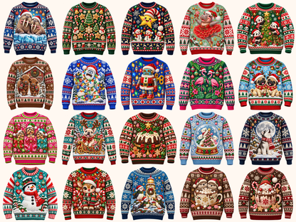 Ugly Sweaters Clipart — preview grid 2