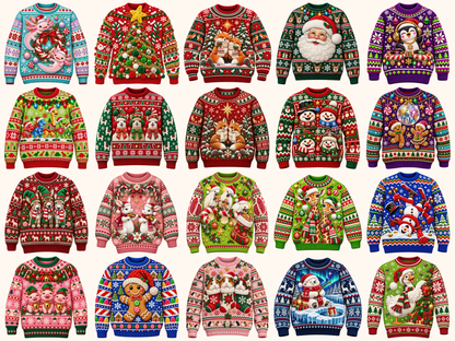 Ugly Sweaters Clipart — preview grid 4