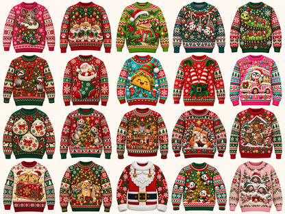 Ugly Sweaters Clipart — preview grid 6