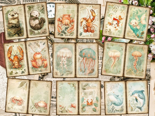 Undervattensdjur journalsidor