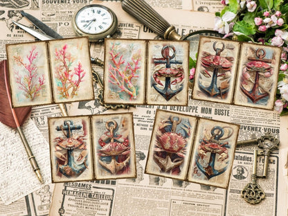 Underwater Animals Journal Pages (P2) Aquatic Scrapbook - Wonders Artist