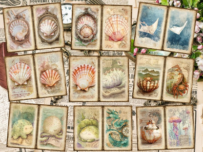 Underwater Animals Journal Pages (P3) Aquatic Scrapbook - Wonders Artist