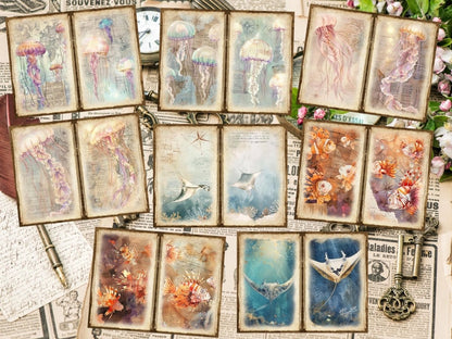 Underwater Animals Journal Pages (P3) Aquatic Scrapbook - Wonders Artist