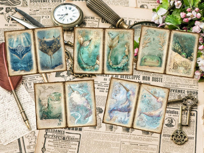 Underwater Animals Journal Pages (P3) Aquatic Scrapbook - Wonders Artist