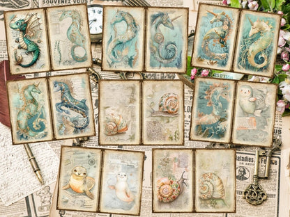 Underwater Animals Journal Pages (P4) Aquatic Scrapbook - Wonders Artist