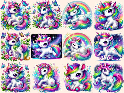 Unicorns (P5) Clipart cute unicorn clipart - Wonders Artist