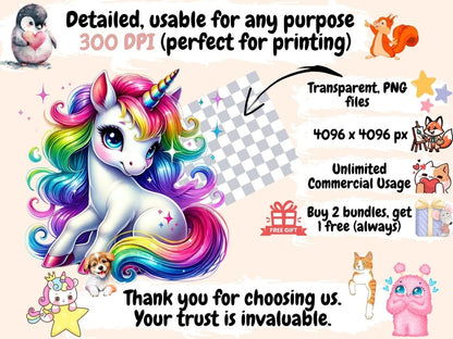 Unicorns (P6) Clipart cute unicorn clipart - Wonders Artist