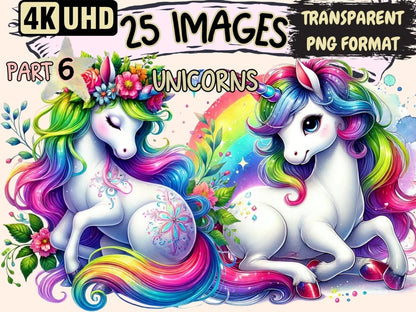 Unicorns (P6) Clipart cute unicorn clipart - Wonders Artist