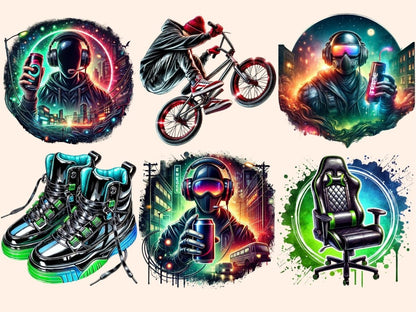 Urban Life (P2) Clipart City Icons - Wonders Artist