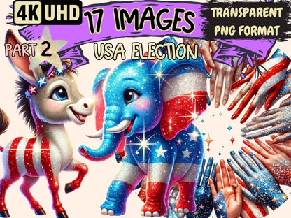 USA Election (P2) Clipart Election Art - Wonders Artist