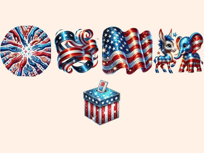 USA Election (P2) Clipart Election Art - Wonders Artist
