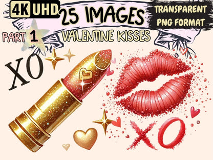 Valentine Kisses Clipart Cute Kiss Art - Wonders Artist