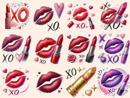 Valentine Kisses Clipart Cute Kiss Art - Wonders Artist