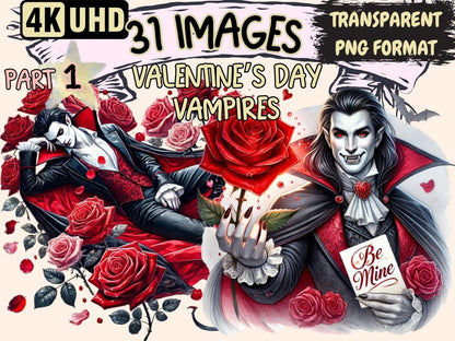 Valentine's Day Vampires Clipart Cute Vampire Designs - Wonders Artist
