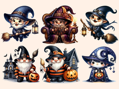 Vampire Gnomes (P2) Clipart Cute gnome art - Wonders Artist