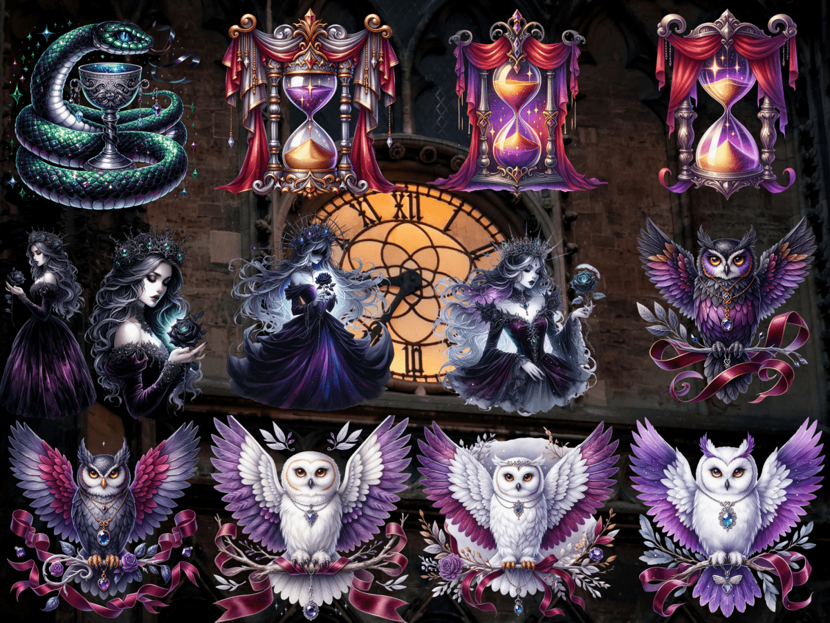 Velvet Nocturne Clipart (LIMITED EDITION) image 2