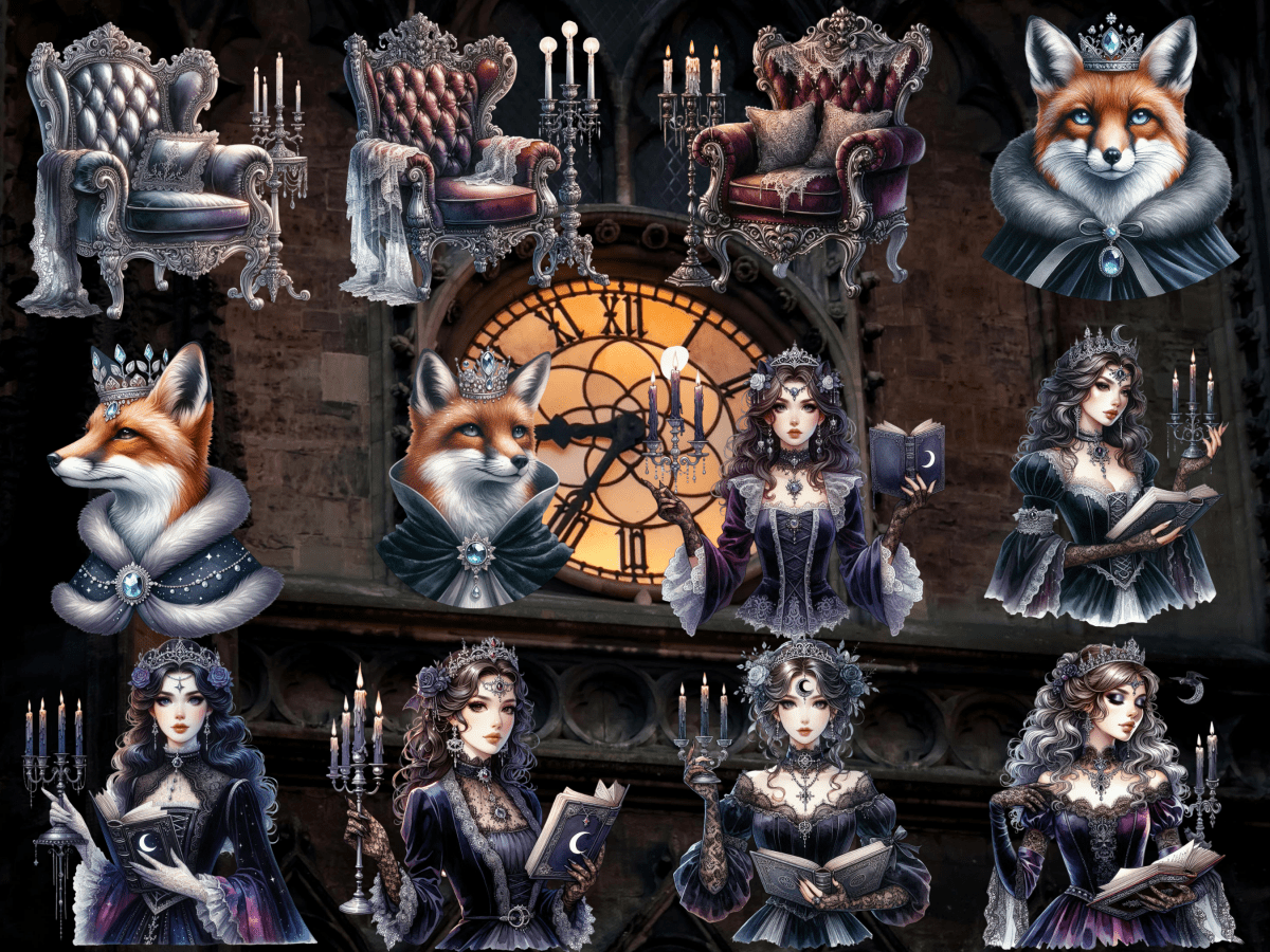 Velvet Nocturne Clipart (LIMITED EDITION) image 12