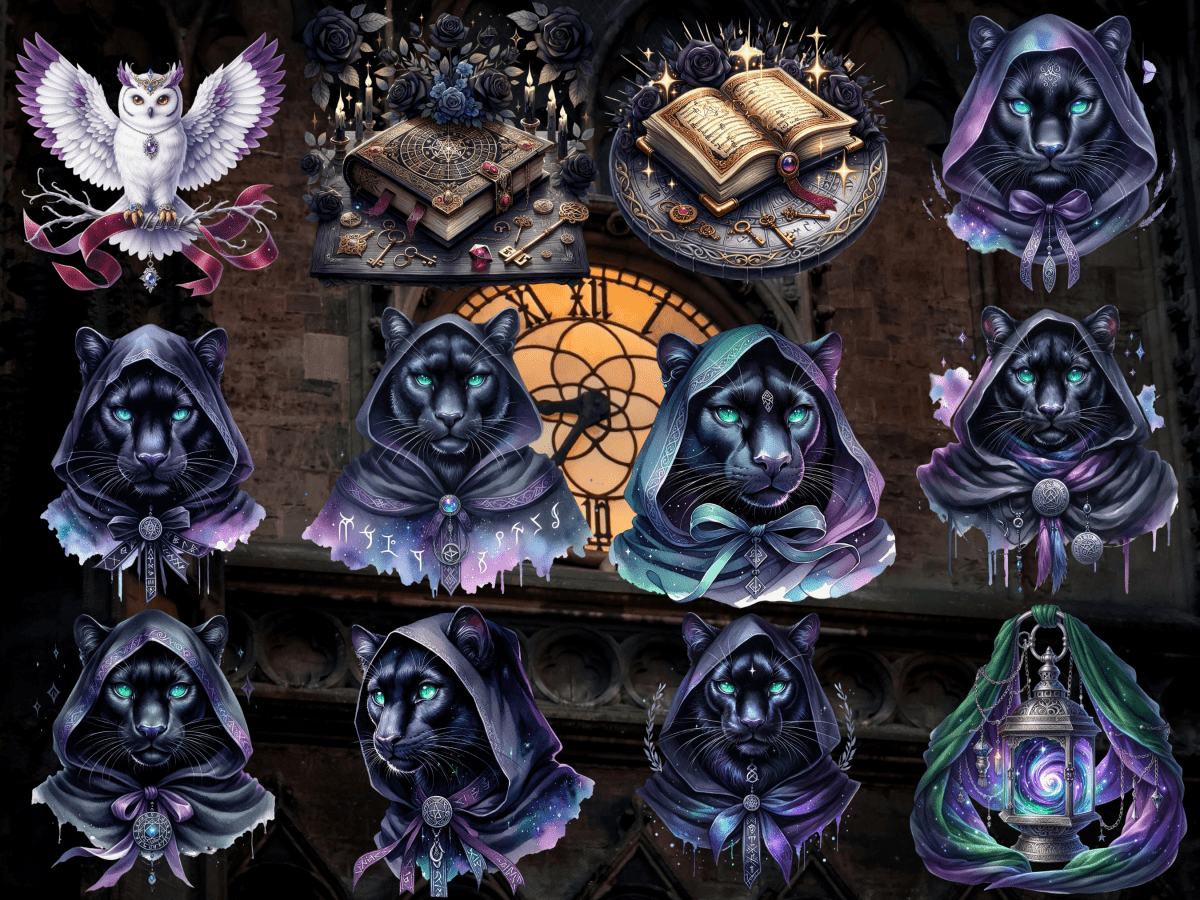 Velvet Nocturne Clipart (LIMITED EDITION) image 3