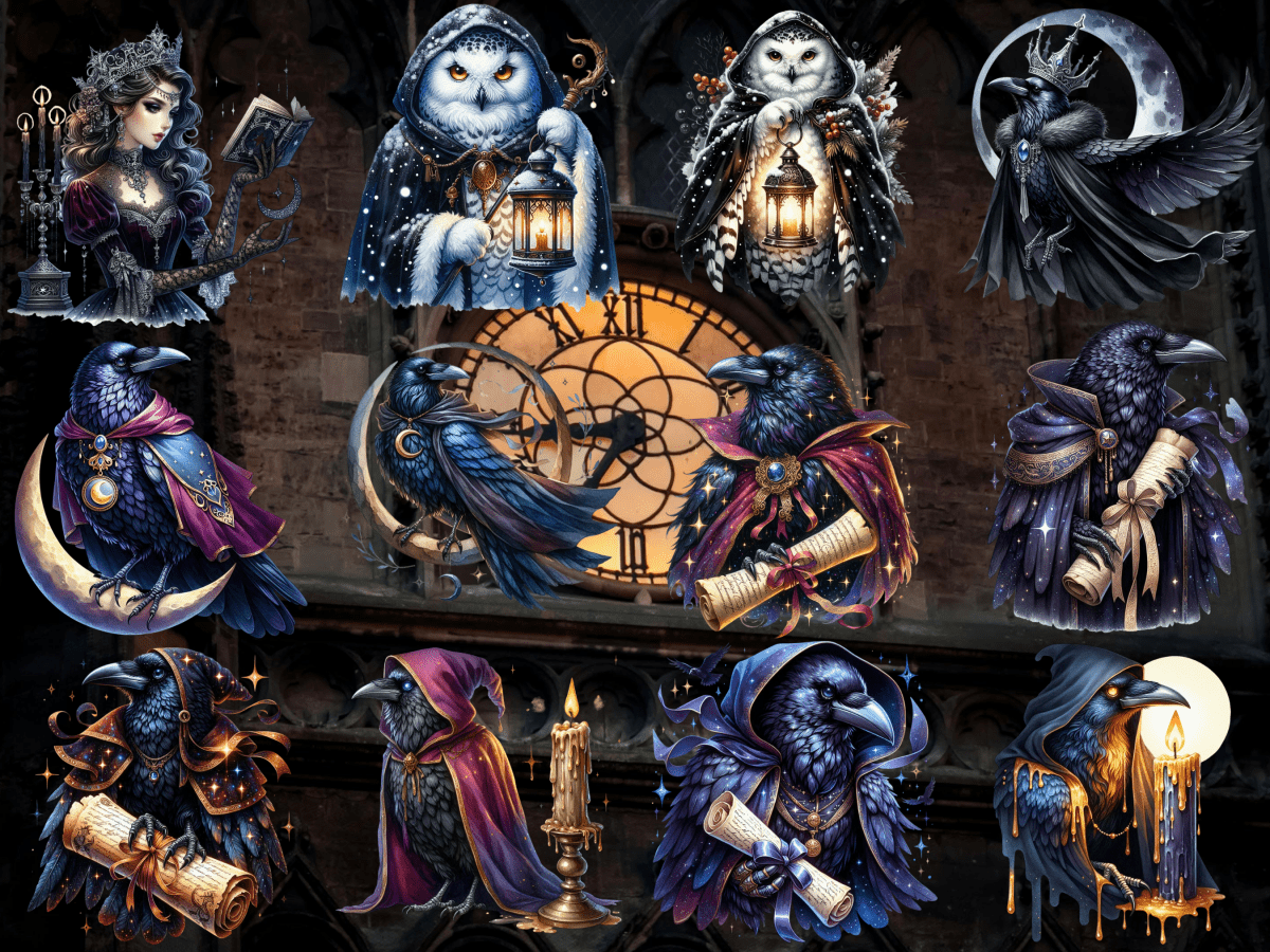 Velvet Nocturne Clipart (LIMITED EDITION) image 13