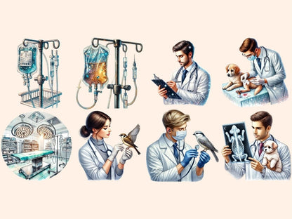 Veterinary (P2) Clipart animal care graphics - Wonders Artist