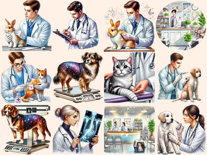 Veterinary (P2) Clipart animal care graphics - Wonders Artist