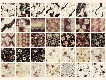 Victorian Charm Seamless Digital Paper Antique Lace Texture - Wonders Artist